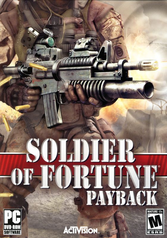 Soldier of Fortune: Payback box art for Xbox 360